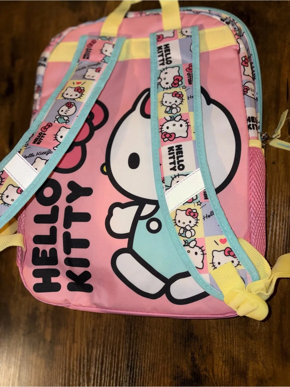 Hello Kitty White, Pink & Yellow Kids Backpack Set